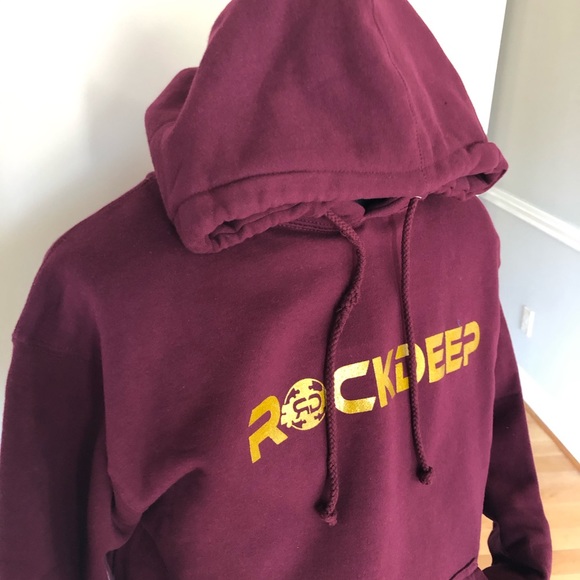 Heavyweight Hooded Drawstring Pullover Sweatshirt - Picture 3 of 3